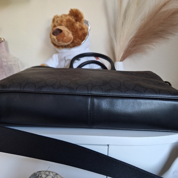 NWT COACH BECKETT SLIM BRIEF IN SIGNATURE CANVAS - Picture 8 of 9